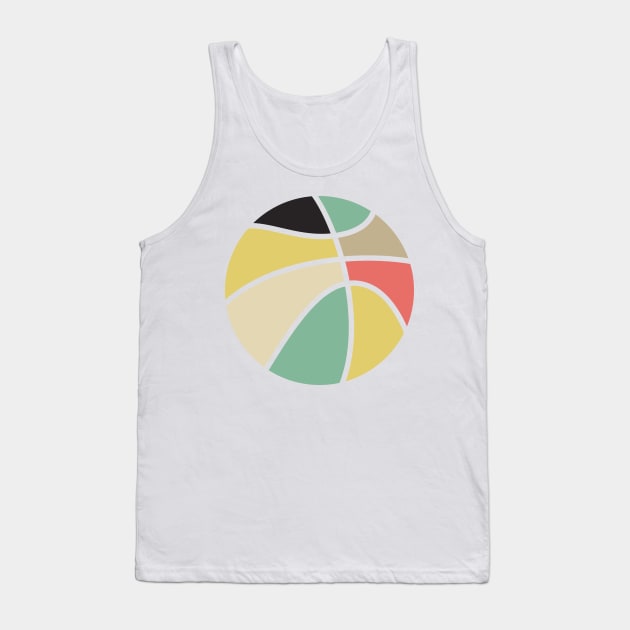 basketball funny retro ball Tank Top by yassinnox